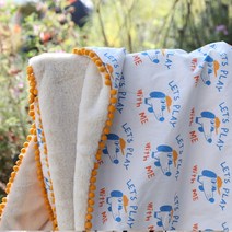 어던엣홈 폼폼 플레이독 퍼 블랭킷