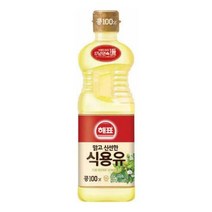엄마손맛 집반찬 해표 콩기름 900ml 집반찬 자취 식자재 대용량, 4개