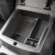 [JS automotive] 쌍용 올뉴렉스턴 더뉴렉스턴스포츠 칸 콘솔트레이 수납포켓 보관정리함 튜닝 인테리어 악세사리 멀티포켓 용품, 블랙 1개