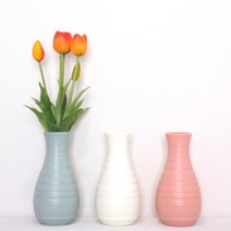 깨지지않는 플라스틱화병 호리병 화병 안전한 꽃병 (3color), 민트