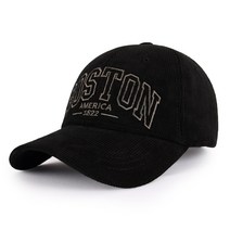 팸드님 Boston 코듀로이 모자 골덴 야구모자 볼캡