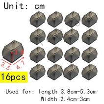 레그 익스텐션 레그컬 머신 가정용 벤치 가구 고무 피트 패드에 대 한 16pcs 미끄럼, d