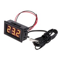 듀얼모니터받침대 아크릴 우드 모니터받침대 고강도 12V24V LED 디스플레이 자동차 전압 및 수온 게이지 전압계 온도계 N12 20 드롭쉬핑, 없음, 2-R