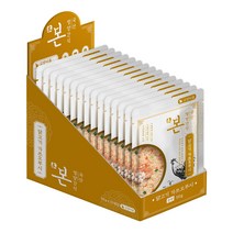 본 영양간식 고양이용 닭고기 가쓰오부시 죽 1박스 (50g 15개입), 단품