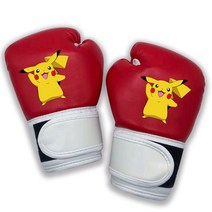 그랜트글러브 8온스 권투 복싱 글러브 남녀 전문 무에타이 킥 태권도 맞춤 격투기 훈련 두꺼운 주먹커버 캐릭터, 01 4oz, 01 빨강-피카츄