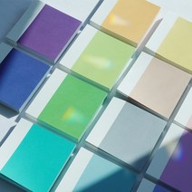 갓샵 컬러칩 떡메모지 14종 [다꾸 떡메 COLORCHIP 감성 다이어리꾸미기 떡제본 떡매], 수박
