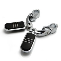 할리 호환 용품 1쌍 32MM 1-1/4 "오토바이 엔진 가드 고속도로 풋 페그 키트 할리 데이비슨 유선형, 06 CB102-CB217, 06 CB102-CB217