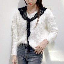 pkpj 니트 손뜨개 숄 스카프 넥케이프 레트로 머플러 7color