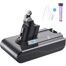 다이슨 V6 DC62 DC58 DC59 DC61 DC74 SV07 SV09 청소기 교환용 필터 부착 2200mAh 보호 회로 탑재 1년 보증 기간 일본어 설명서 첨부