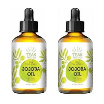 Teak Naturals 퓨어 냉압착 호호바 오일 Jojoba Oil Natural Moisturizer 118ml 2팩