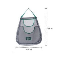 재사용 가능한 주방 메쉬 가방 홈 과일 및 야채 스토리지 생강 마늘 감자 양파 그물 가방, Large double layer