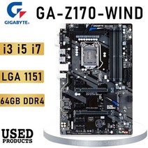 msi메인보드 lga 1151 기가바이트 z170-wind 마더보드 1151 i3 i5 i7 cpu 64gb ddr4 pci-e 3.0 ddr4 2133mhz 인텔 z170