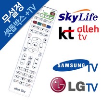 ii44 KT 【올레TV 스카이라이프 셋톱박스리모컨 삼성 LGTV】 LG 메카트로 o:d *H63 22Fe* 36216D ^L^127 Ea27*, HD 본상품선택