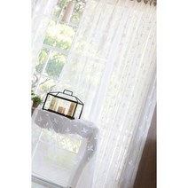 다올데코 고급 자수 쉬폰 3종 나비주름속커튼 세로 270cm까지 맞춤제작 길이무료연장 (271cm이상 견적요청)