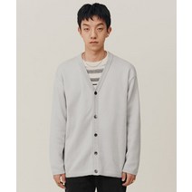 커스텀어클락 프리미엄 미니멀 니트 가디건 라이트그레이 PREMIUM 미니MAL KNIT CARDIGAN L.그레이