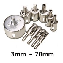 킹 KING 다이아몬드 워디툴 육각 융착 코어비트 타일 대리석 유리 천공 구멍, 14mm