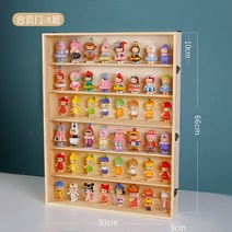 쇼케이스진열장 진열장 인테리어장식장 선반 진열장 진열장 피규어 장식장 건담케이스 피규어케이스 진대 원목열장 대형 피규어 진열장 아크릴장식장, 쪽문 6단 - 길이 50cm