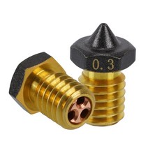 3D프린터필라멘트 최신 CHT 노즐 E3D V6/MK8 PTFE 황동 구리 0.2/0.3/0.4/0.6mm 1.75mm 프린터 용 고 유량, 07 1.0mm_02 1Pc E3d V6(PTFE)