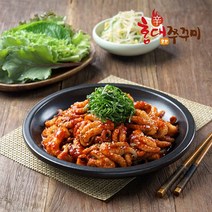 홍대쭈꾸미 약간매운맛 300g 4팩, 약간매운맛 4팩 (300g), 상세설명 참조
