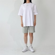 여자 남녀공용 허리밴딩 기본 반바지
