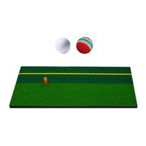 뒤뜰 골프 타격 매트 주거 연습 골프 잔디 매트 1CM 거품 패드, 고무 + 나일론, E 30X60cm