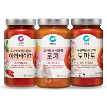 청정원 스파게티소스 인기3종(토마토x1+로제x1+아라비아따x1)