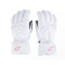 라시엘로 여성 스키 장갑 LAL-2022 방한 방수 보드 장갑, 화이트