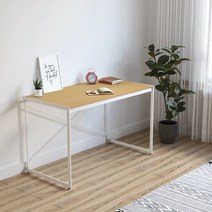 YEAR COLOR 국내배송 접이식 철제 멀티책상 멀티데스크 3size 6colors, 우드