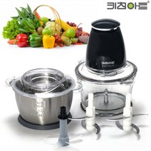 키친아트 멀티 다지기 믹서기 1.8L 마늘박피기 이유식차퍼 야채 다진마늘 고추가는기계