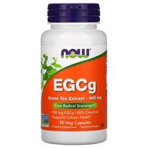 121956 NOW Foods EGCG 녹차 추출물 400mg 베지 캡슐 90정, 180 개