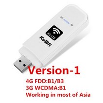 KuWFi 4G LTE USB 모뎀 네트워크 3G/4G 동글 범용 잠금 해제 SIM Wifi 어댑터, 02 Version-1