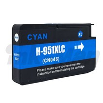 잉크맨 950 951 XL 호환 카트리지 / HP 오피스젯 프로 8100 8600 8610 8640 8660 251DW 276DW 프린터 호환 / 950XL 951XL 재생 잉크, 951XL C 호환카트리지, 1개