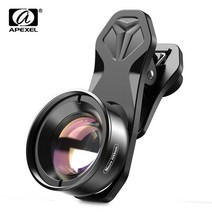 APEXEL 4K HD 100mm 매크로 렌즈 전문 전화 카메라 렌즈 CPL 스타 필터 for iPhone X 13 12 11 Pro Max min, 한개옵션1, 01 only 100 macro lens