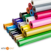 HTV론트 시트지 30.48cm X 1.829m 레터링 토퍼제작 풍선 실루엣 카메오 포트레이트 호환, 글로시 레드