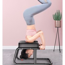 허리운동기구 거꾸리 물구나무서기 요가체어 운동기구, 스탠다드 모델 블랙 추가구성