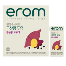 이롬 황성주 박사의 국산콩 두유 검은콩고구마, 190ml, 16개