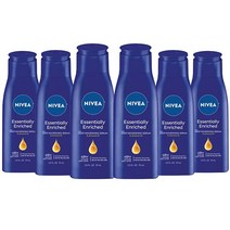 Nivea 니베아 에센셜리 인리치드 바디 로션 건성피부용 - 6개입 74ml. 여행용 세면도구 285624, 1개