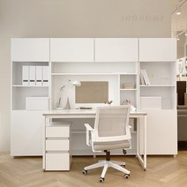 플레인 책상세트 1400, 플레인 책상세트 1400 화이트