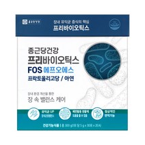 종근당 프리바이오틱스 프락토올리고당 FOS프락토올리고당 & 아연 60포, 1개, 5g
