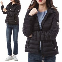 몽클레어 명품몽클레어 BLES 로고패치 경량 구스다운 여성 패딩점퍼1A00061 5396Q 999