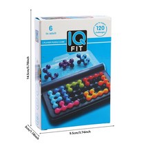 120 챌린지 IQ 3D 퍼즐 클래식 피라미드 플레이트 어린이용 진주 로직 마인드 보드 게임 비즈 선물, [03] R