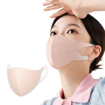 CLA 귀편한 소프트핏 새부리형 컬러 마스크 중형, 40매, 블러쉬베이지