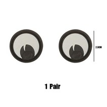 고양이 호랑이 눈 후크 패스너 전술 야광 어두운 전투 아플리케 패치 모자 헬멧 유니폼 배낭