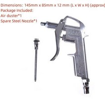 콤프레샤부속 에어 블로우 건 액세서리 더스터 청소 키트 공압 부품 공기 도구 먼지 압축기 노즐, 02 1set