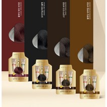 하라즈 샴푸형 앰플 염색 염색제 5팩, 색상:다크브라운, 단품