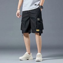 남성 캐주얼 포켓 3컬러 5부 스트릿 반바지 팬츠