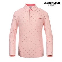 이동수 골프웨어 남성 긴팔 피케 티셔츠 핑크 H0DTS0810-P1 [MODA outlet D]