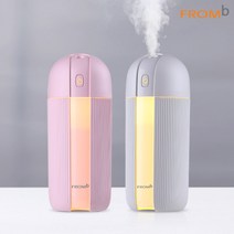 프롬비 [KC인증]프롬비 무선충전용 탁상가습기+필터1세트 무드등 사무실가습기, 탁상용가습기/화이트 + 필터1세트
