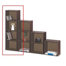 온가구 SB 프리미엄 2단/3단/4단 공간박스/완제품으로배송/책장책꽂이수납장정리함장식장진열장교구장교구함, 웬지+4단