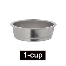 드롱기 부품교체 호환 51mm 1/2/4 컵 스테인레스 스틸 교체 필터 바구니 커피 바텀리스 포타필터 드롱기, 01 1-cup